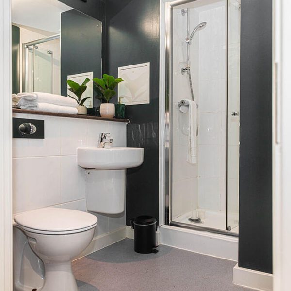 bathroom of phoenix collection apartment